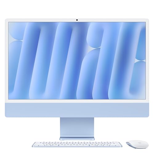 Produktbild: apple imac 24" m4 10-core cpu 10-core gpu blau 16gb 256gb 1467,29 