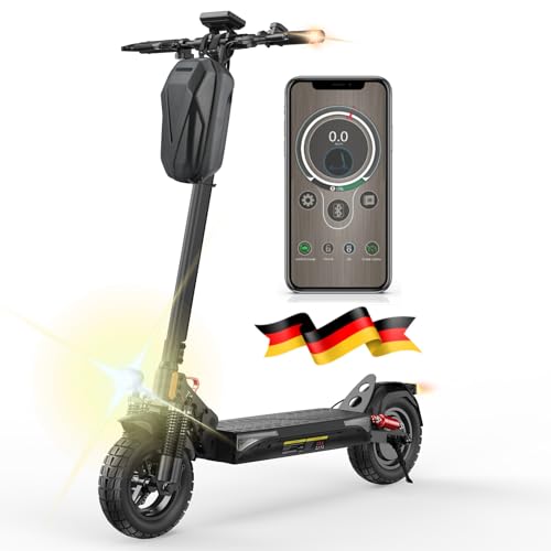 e scooter 8,5 10 zoll mit straßenzulassung, 7,5 12,5ah bis 70 km reichweite, duales bremssystem