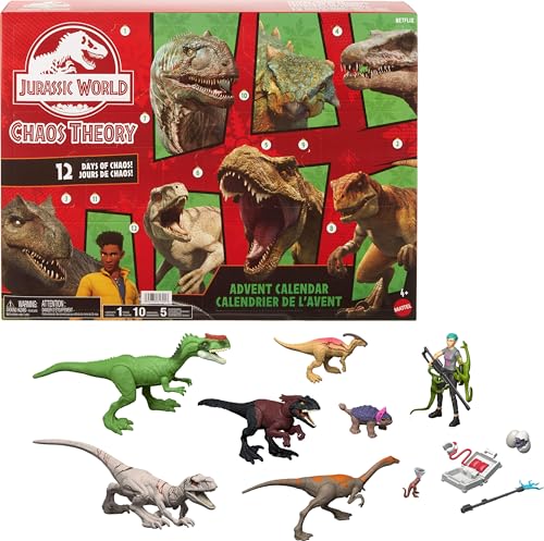 jurassic world chaostheorie adventskalender mattel exklusiv
