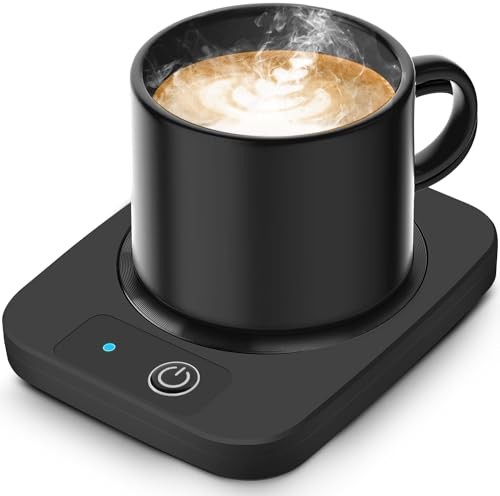 Azyh Tassenwärmer für Kaffee und Tee, 55 Elektrisch mit Aluminium-Metallplatte