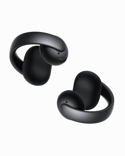 soundcore aeroclip, open-ear kopfhörer, bluetooth earbuds, 4 mikrofone, 12 mm treiber