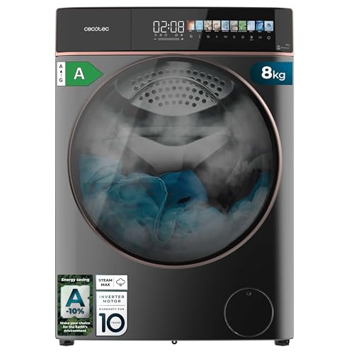 Produktbild: Cecotec Waschmaschine 8 kg Frontlader Bolero DressCode 8900 A, 1400 U/min, 11 Programme