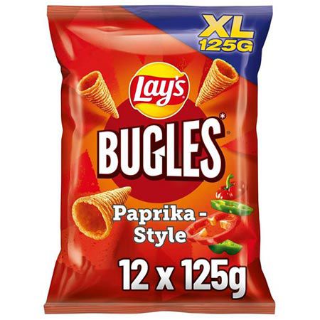 lay's bugles paprika 12er pack 125g je packung für 23,99 euro statt 35 euro