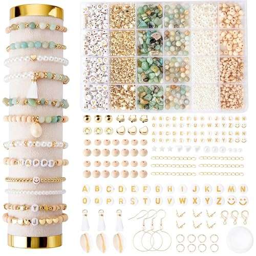 Amazonit Perlen Set für Armbänder, DIY Schmuck, Kette, Ohrringe, Natürliche Edelstein Beads