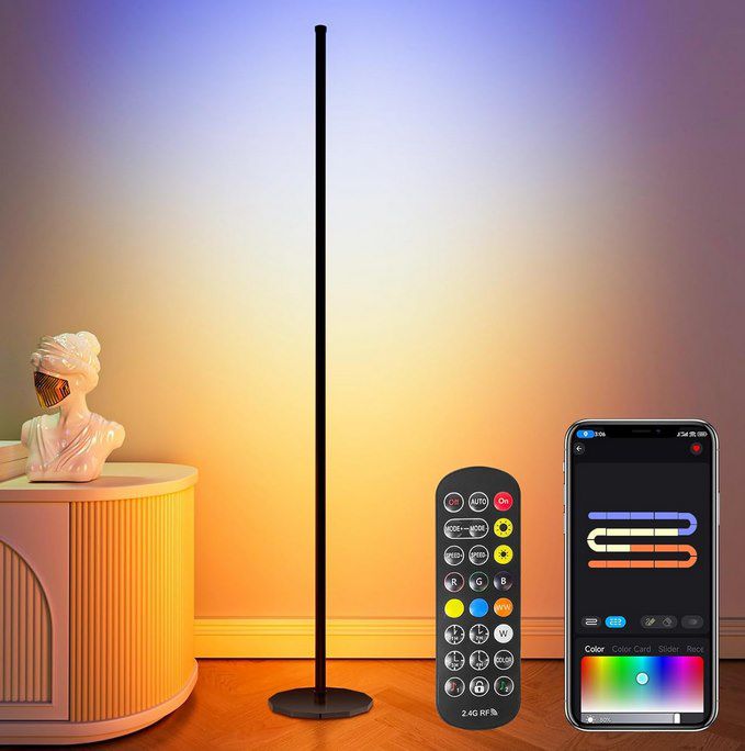 Produktbild: ustellar led rgb icw stehlampe mit app anbindung für 25,11 euro statt 42 euro