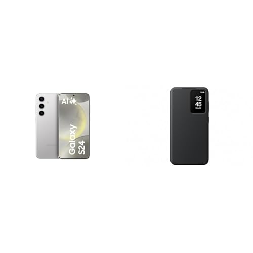 Produktbild: samsung galaxy s24 smartphone 8 gb ram 128 gb speicher marble gray mit hülle