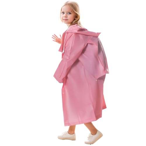 ormromra regenponcho kinder wiederverwendbar transparent atmungsaktiv wasserdicht für mädchen und jungen