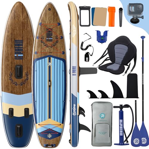 Niphean Stand Up Paddling Board extra groß für 2+1 Personen, Anfänger geeignet, inkl. Zubehör