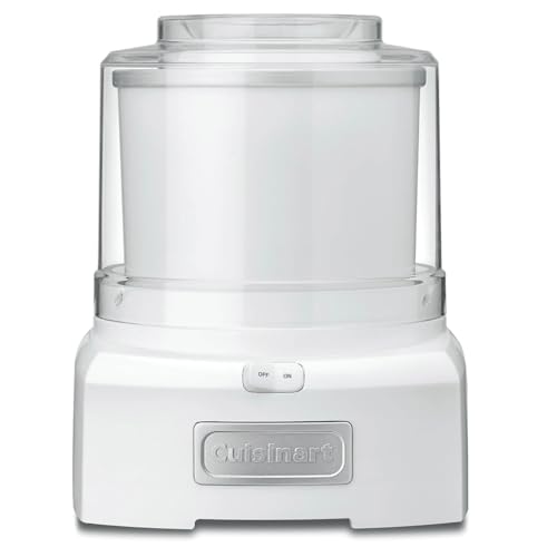 cuisinart eismaschine cool scoops 1,4l für gelato, sorbet, frozen yogurt, weiß