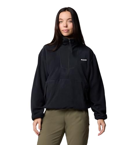 Produktbild: columbia sequoia grove fleece pullover half zip damen in schwarz Größe S