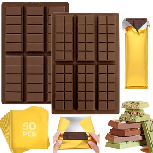 schokoladenform silikon 2 stück mit 50 papier wrapper für schokoladen pudding süßigkeiten