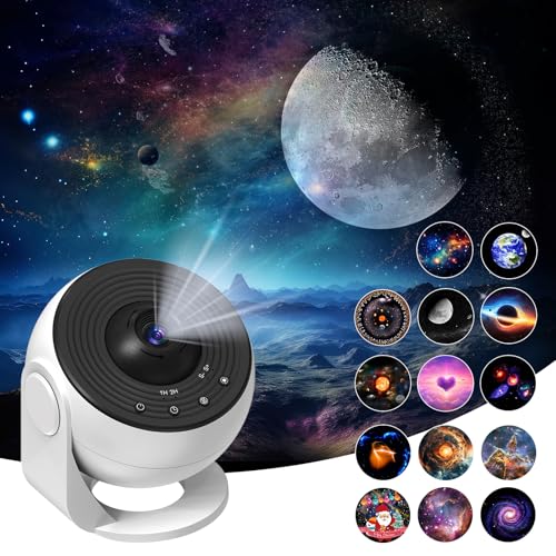 Produktbild: sternenhimmel projektor mit planeten discs, home planetarium lampe für kinder und erwachsene
