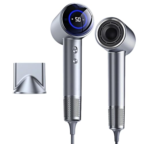 flintronic haartrockner 1600w mit negativ ionen, led touchscreen, 2 geschwindigkeiten, 4 hitzeeinstellungen
