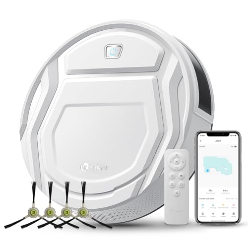 lefant robot vacuum cleaner 2200Pa WLAN app steuerung 120 Minuten akku selbstladen für haustierhaare teppich hartboden