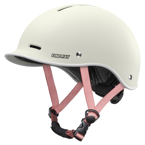 findway fahrradhelm für damen und herren, cityhelm mit belüftung für pendler und e-bike
