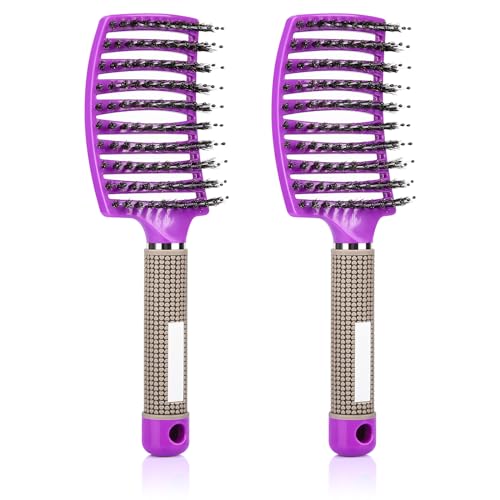 wet brush haarbürste 2pcs anti-verheddern entwirren nass- und trockenhaarbürste