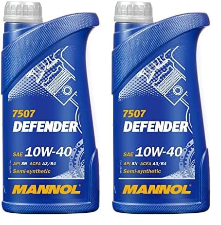 mannol defender motorenöl 10W-40 api sl/cf 1 liter, packung mit 2
