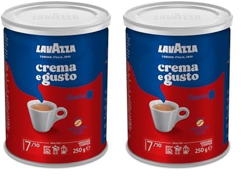 lavazza crema e gusto klassisch gemahlener kaffee für moka und filter, 250 g