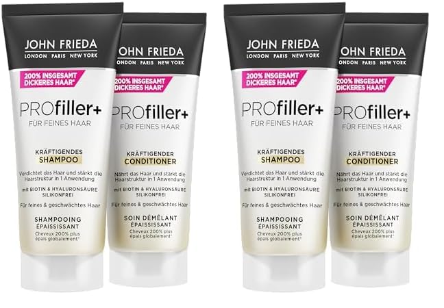 john fried a profiller+ shampoo und conditioner set für feines haar 75ml