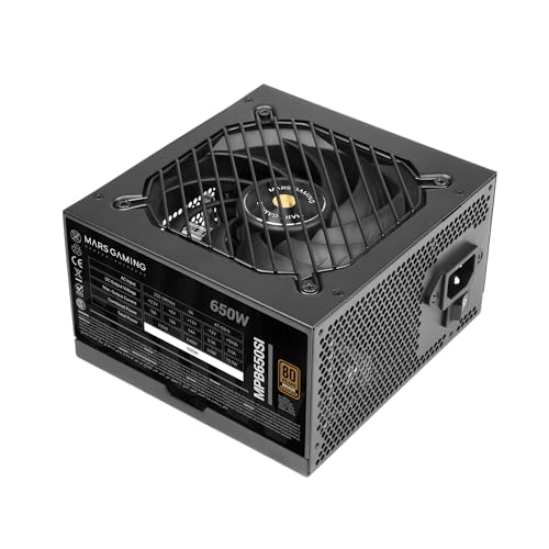 mars gaming netzteil mpb650si 650w atx 80+ bronze effizienz 90% 7 jahre garantie