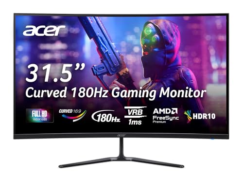 acer nitro ed320qr s3 gaming monitor 31,5 zoll full hd 180hz 1ms curved 2xhdmi dp