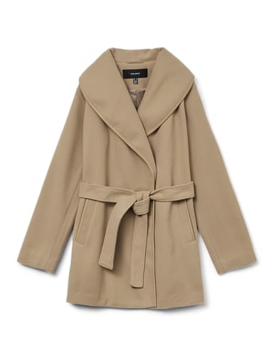 VERO MODA Vmclaudia Damen Jacket Ga Boo, Silver Mink, Größe M