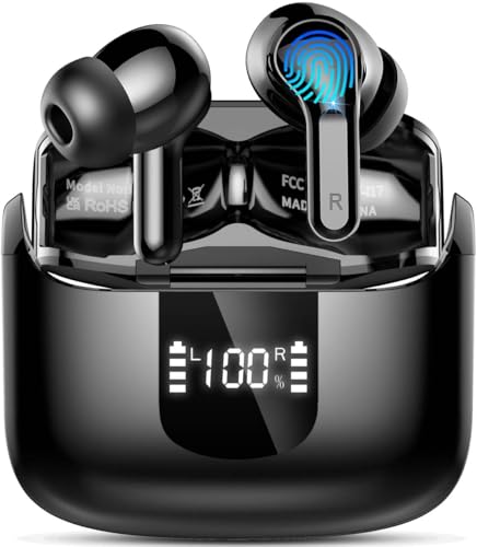 bluetooth kopfhörer kabellos in ear 5.3 mit noise cancelling 48 std akku ip7 wasserdicht