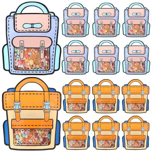 geschenktüten aus kunststoff 20 stück cartoon schultaschen rucksack foodbeutel