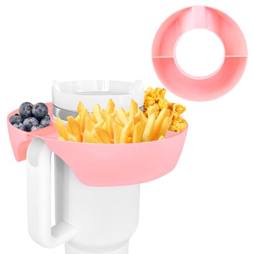 stanley snacktablett für 40 oz quencher h2.0, rosa, ohne becher, ohne deckel