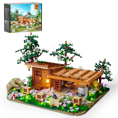 bienenhof und steampunk motorradverfolgung FUNWHOLE lumibricks F9062