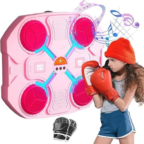 music punch box wand mit 3 modus boxtraining für heimtraining unisex rosa