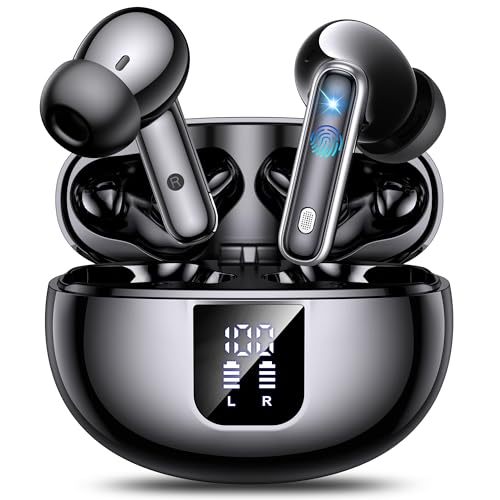 bluetooth kopfhörer kabellos in ear 5.4, 36 std spielzeit, 4 enc mic, ip7 wasserdicht