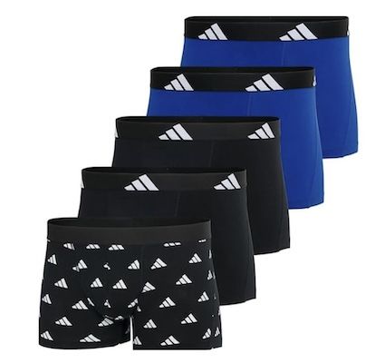 adidas Active Flex Baumwoll Trunks 5er Pack für 26,42 (statt 37)
