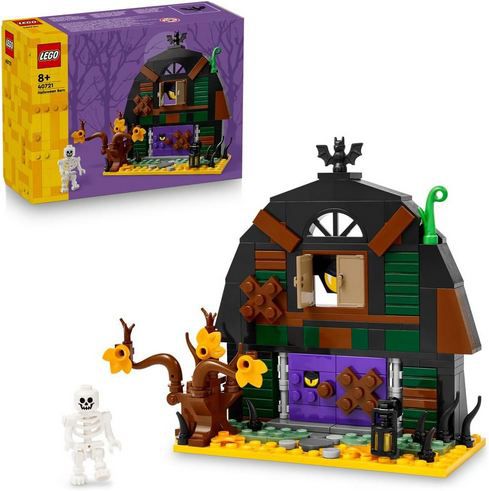 lego halloween scheune 40721 mit skelett minifigur für 10,99 euro