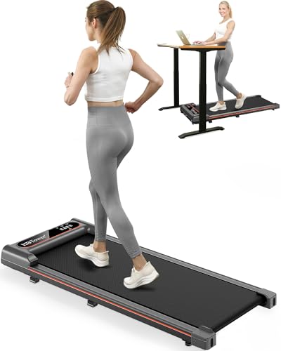 hbtower walking pad, laufband für zuhause und büro, unter dem schreibtisch, fernbedienung, led anzeige