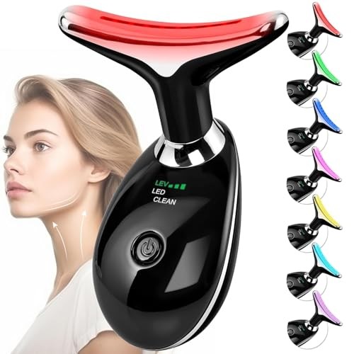 Gesichtsmassagegerät V Shape, 3 Modi, 45 EMS Hautstraffung für Damen & Herren