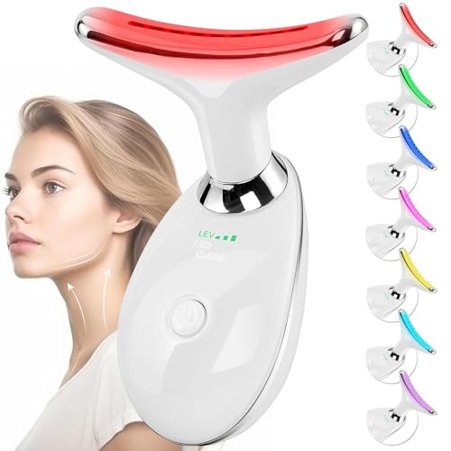 gesichtsmassagegerät gegen falten, v face beauty meter mit 3 modi für hautstraffung und lifting
