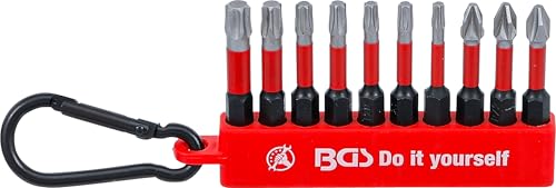 Produktbild: bgs torsions-bit-satz 1/4" mit 1xph2, 2xpz2, 1xt15, 2xt20, 2xt25, 1xt30, 1xt40 für schraubendreher