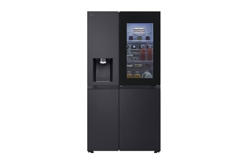 Produktbild: LG GSXE91EVAD Side by Side Kühlschrank, 601L, Essenz Matt Schwarz