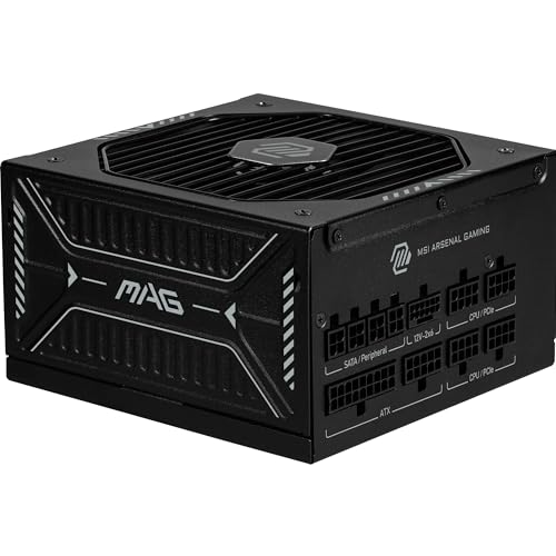 msi mag gls netzteil 1000w 80 plus gold atx 3.1 pcie 5.1