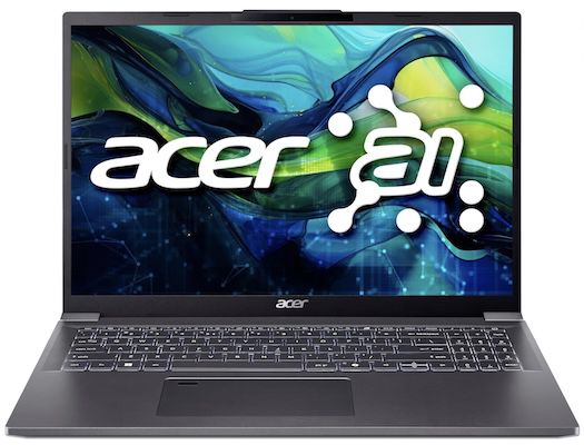 acer aspire 16 laptop 16 zoll 16 gb ram 512 gb ssd für 699,99 euro