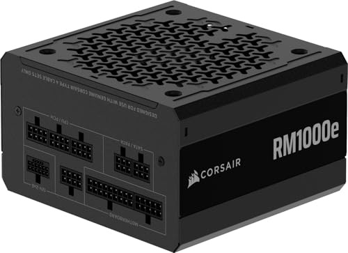 corsair rm1000e netzteil modular atx 3.1 pcie 5.1 gold-effizienz 105C-kondensatoren