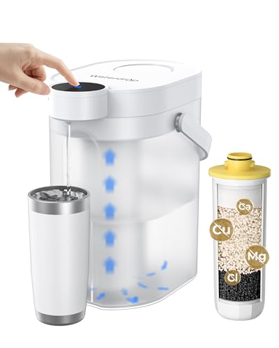 waterdrop wd-ed11w wasserfilterkrug 3,5l mit kalkfilter und schadstoffreduktion