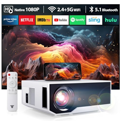 4K beamer mit 20000 lumen, 5G wifi, 300" display für heimkino und outdoor