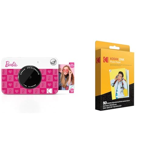barbie kodak printomatic vollfarb digitalkamera + 50 blatt fotopapier 2x3