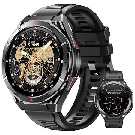 oukitel bt12 gps smartwatch mit 1,43 zoll amoled display für 50,99 euro