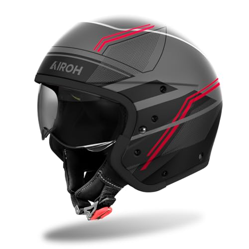 Produktbild: AIROH J 110 SLIM Motorradhelm L rot matt, Composite Carbon