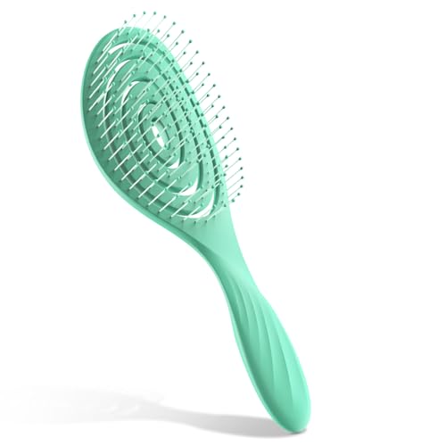 SHINLEA Entwirrbürste Haarbürste ohne Ziepen, Kopfhautmassage für Damen, Herren, Kinder