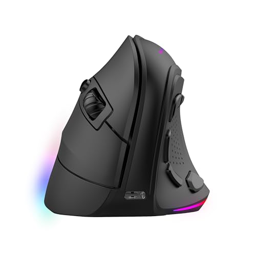 mars gaming mm-sk wireless vertikale gaming-maus 8400dpi rgb 9 tasten schwarz weiß