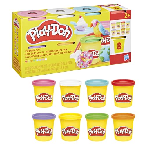 play-doh knete 8er-pack regenbogenfarben 85 g